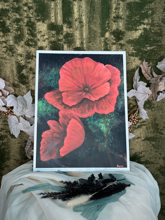 August Poppy II (Print)