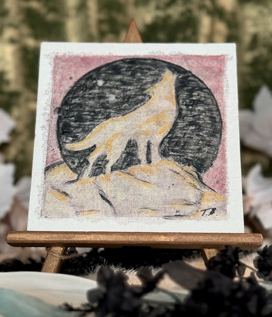 Wolf Moon Limited Edition Painting